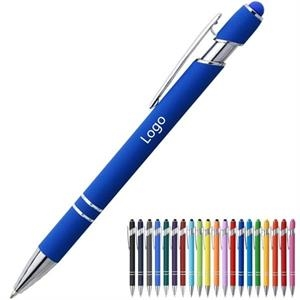 Metal Soft Touch Stylus Ballpoint Pen