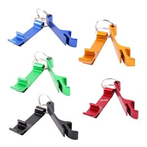 Wing Corkscrew Bottle Opener Keychain