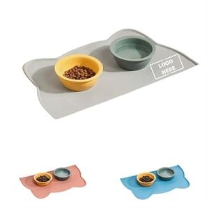 Pet Dog Cat Placemat Feeding Mats Food Tray