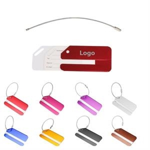 Aluminium Travel Luggage Tags With Key Ring