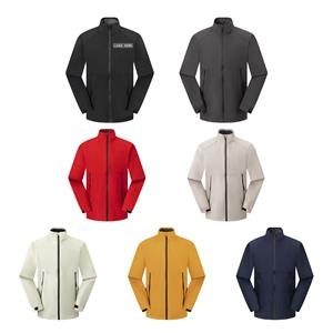 Men's Lightweight Breathable Windbreaker Golf Jacket