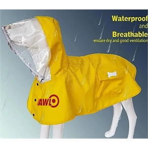 Reflective Lightweight Pet Raincoat