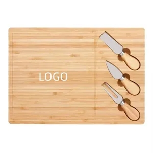 Bamboo Cheese Board knife Set