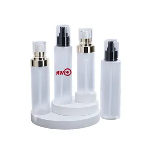 3.4oz. Frosted Lotion Bottles w/ Pump