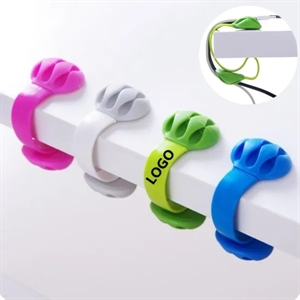 Silicone Desktop Cable Organizer Clip