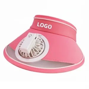 Summer Anti-UV Sun Visor Hat with Fan