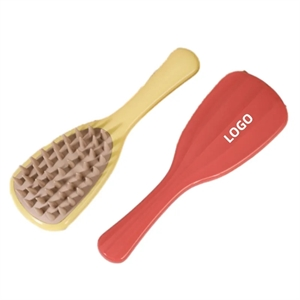 Silicone Coarse-Toothed Shampoo Comb with Handle