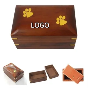 Personalized Wooden Memorial Urns for Pet Dogs Cat