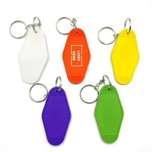 Custom PVC Vintage Motel Keychain