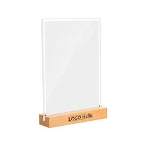 Acrylic Tabletop Sign Holder