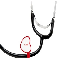 Heart Shaped Stethoscope ID Tag