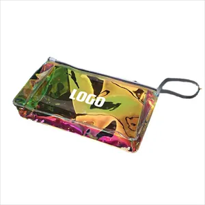 Portable Clear PVC Laser Makeup Bag