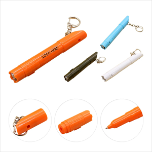 Multfunctional Flashlight Ballpoint Pen w/ Whistle