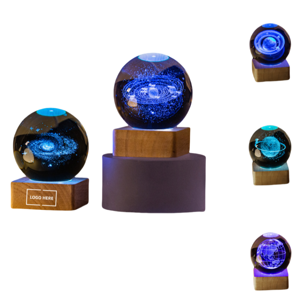 3D Luminous Crystal Ball