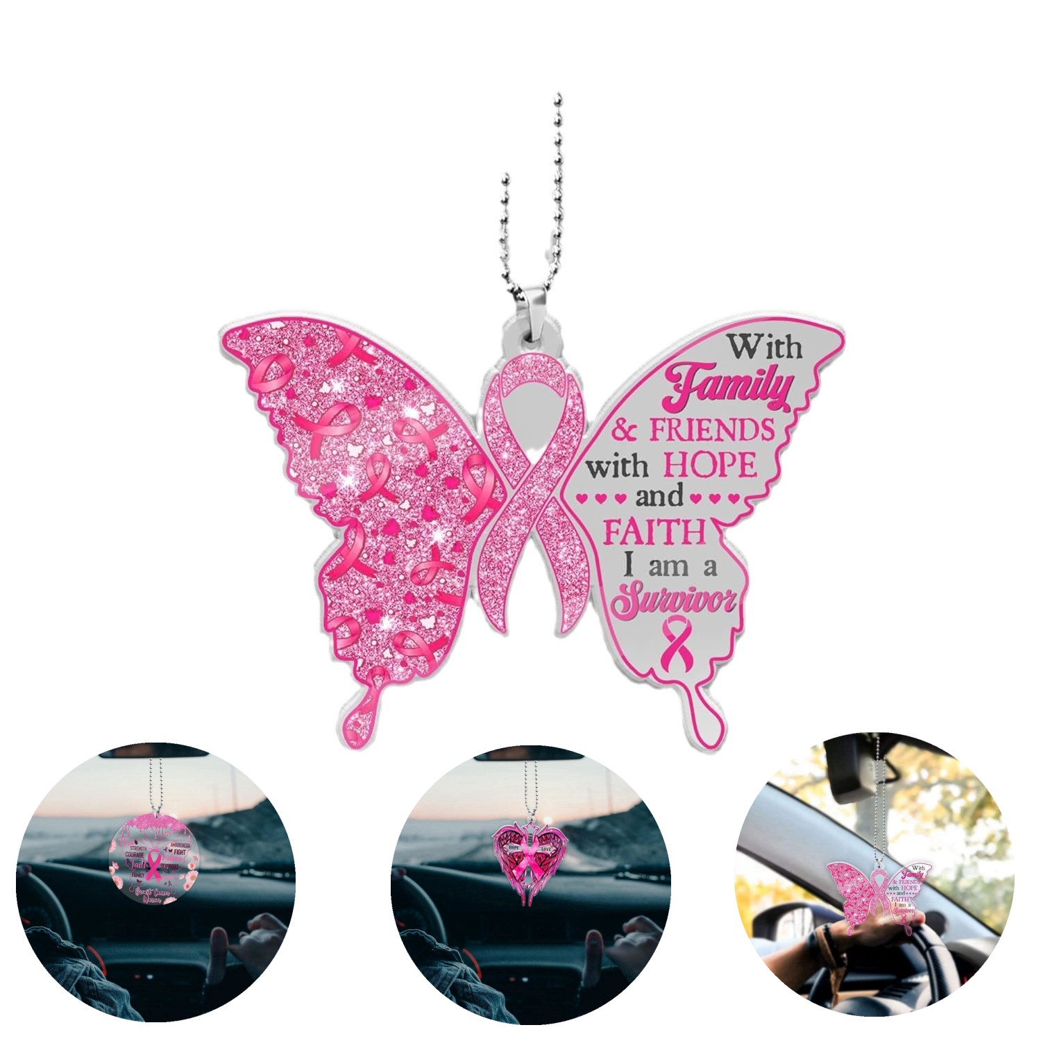 Breast Cancer Awareness Pendant