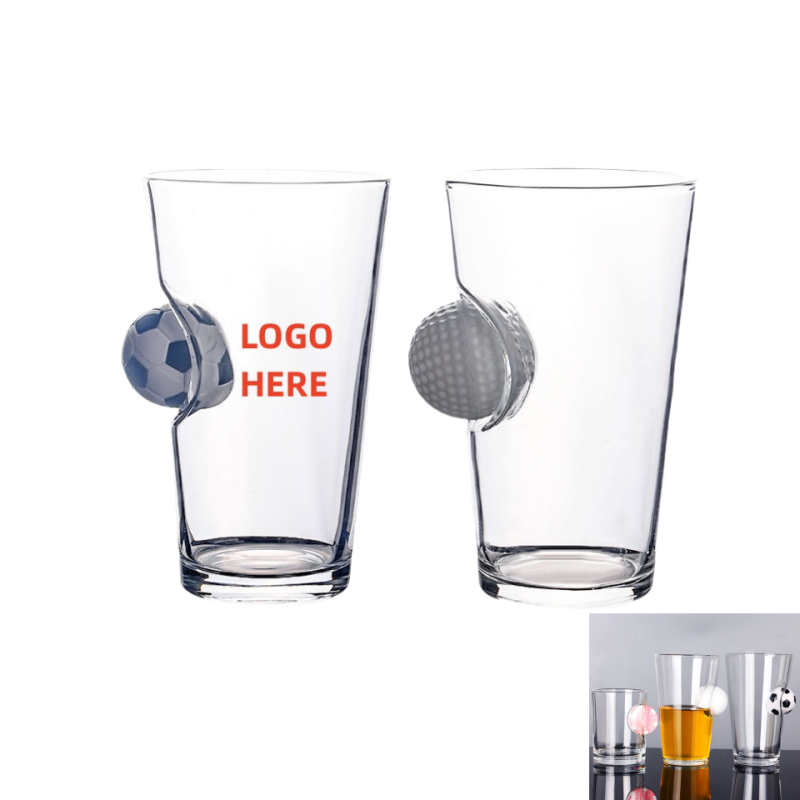 16oz Pint Glass with Golf Ball