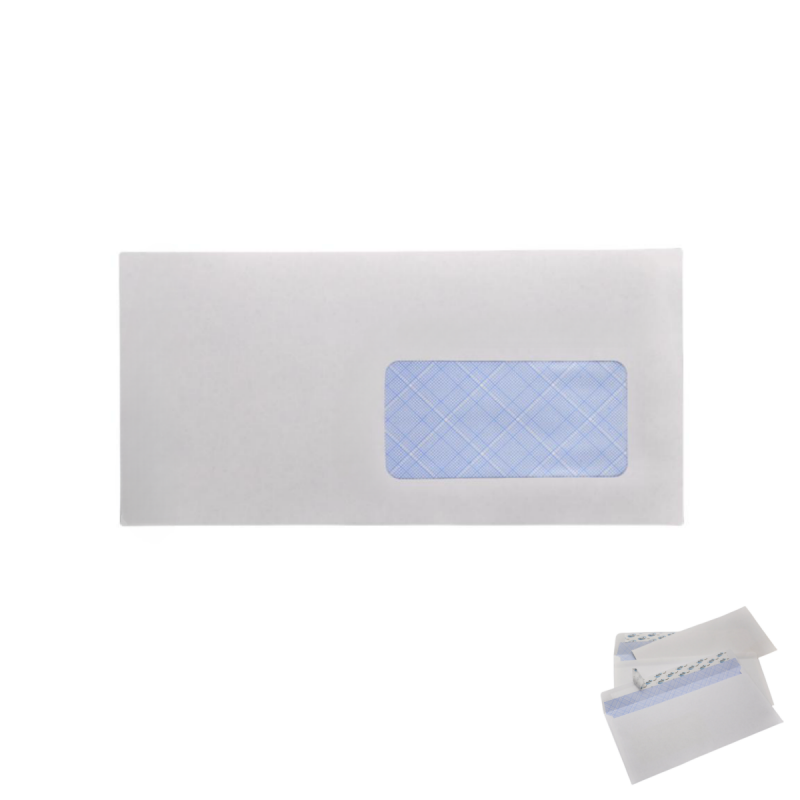 Self Seal Security Envelopes w/ Window