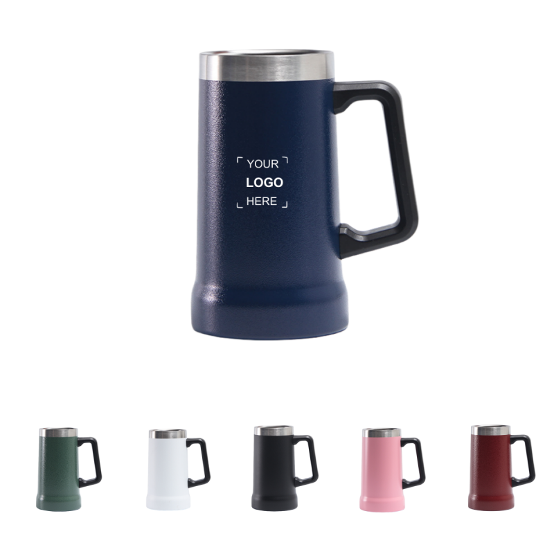 24 oz Stainless Steel Beer Stein