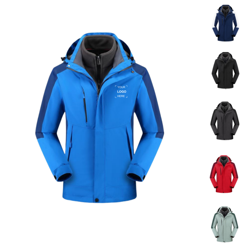 3 in 1 Windproof Snow Ski Jacket Winter Coat