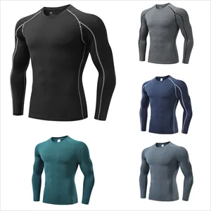 Workout Top Long Sleeve Shirts for Men