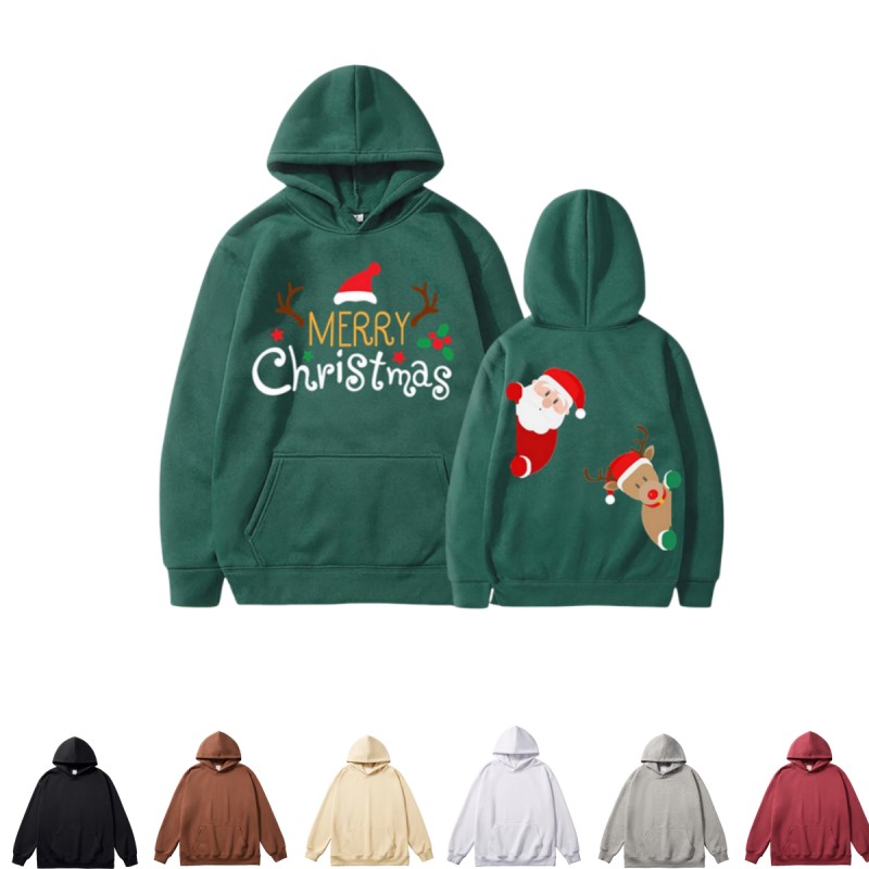 Cotton/Polyester Pullover Hoodie for Kids Adult