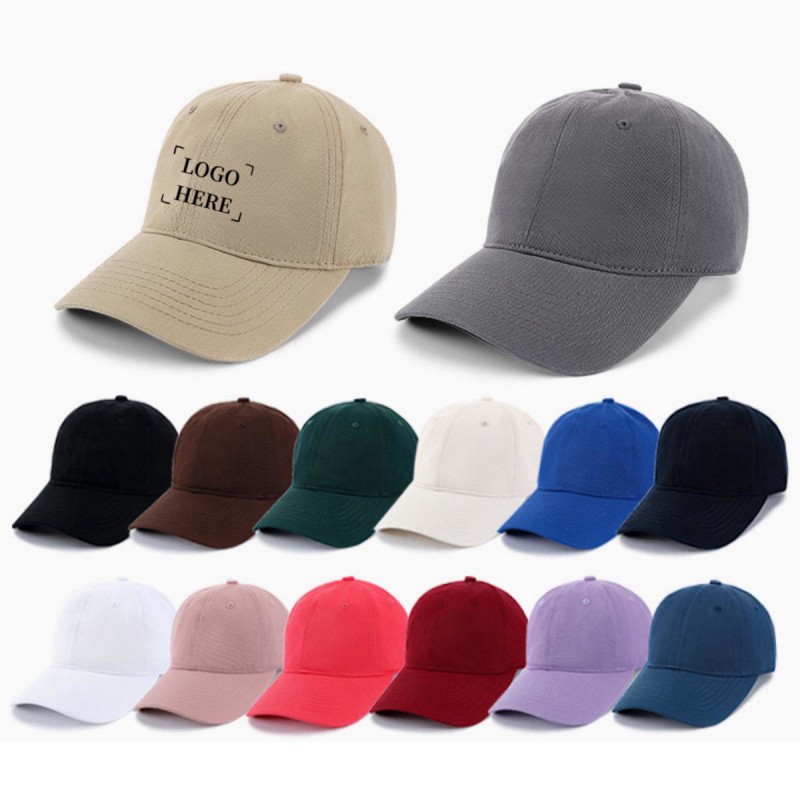 Premium 100% Cotton 6-Panel Caps Trucker Hat