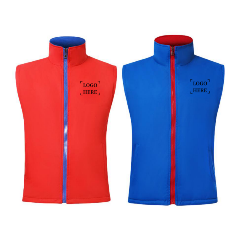 Windproof Fleece Vest Jacket for Outdoor Work